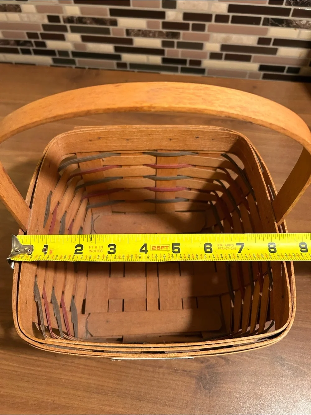 Vintage 1991 Longaberger “Imagine the Possibilities” Bee Basket- Natural Brown
